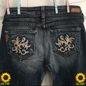 Paige bootcut short length jeans
